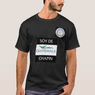 Camiseta Lopez El Chapincito Soy De Guatemala Chapin Black