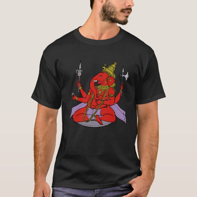 Camiseta Lord Ganesha Hindu Deity Ganesh (Frente)