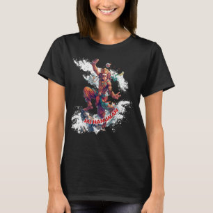 Camiseta Lord Hanuman - Deus Hindu DISTRESSE O Olho GRITADO