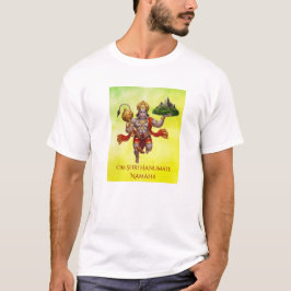 Camiseta Lord Hanuman Voando Levantando Montanha
