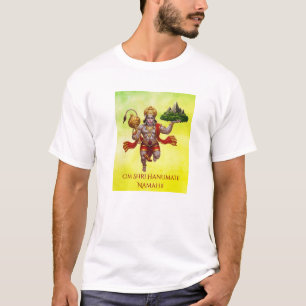 Camiseta Lord Hanuman Voando Levantando Montanha