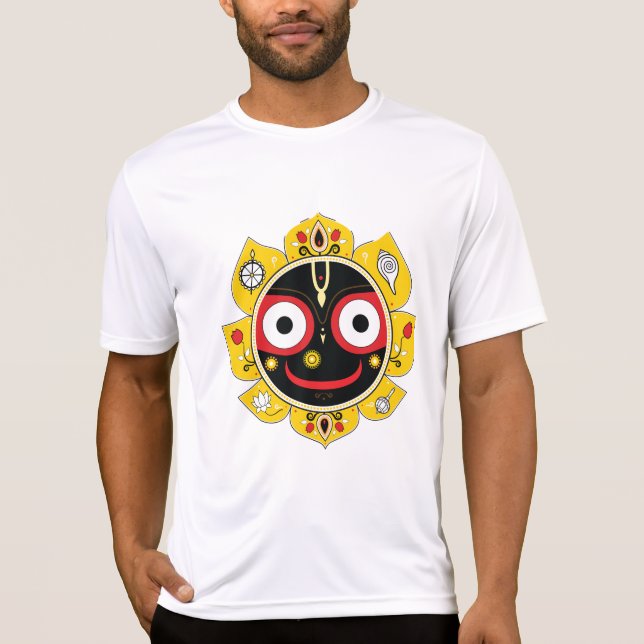 Camiseta Lord Jagannath Face Hindu Deity Spiritual (Frente)