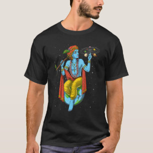 Camiseta Lord Krishna Hindu Deus Hinduísmo Yoga Med Espirit