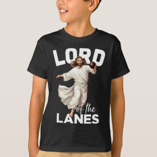 Camiseta Lord Lanes Funny Christian Cristo Gutter Boliche L