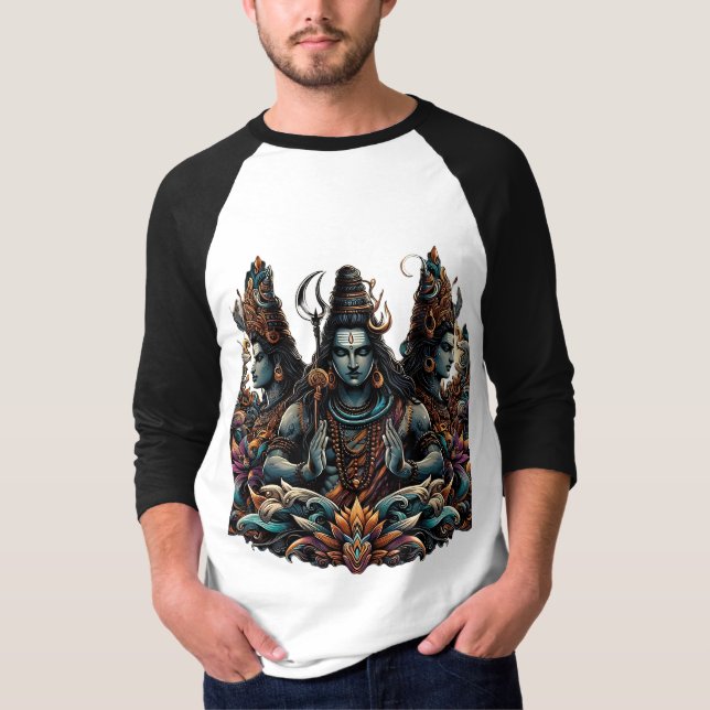Camiseta Lord Shiva: A Camisa-T de Yogi Eterna (Frente)