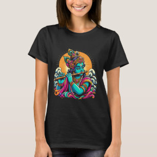 Camiseta Lord Shri Krishna Hindu Deus Shri Krishna Amor