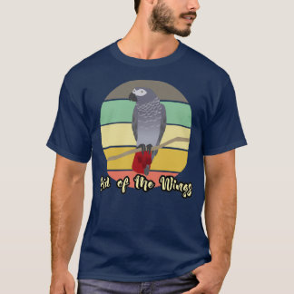 Camiseta Lorde das Asas Cinzas Africanas Pó e Pe