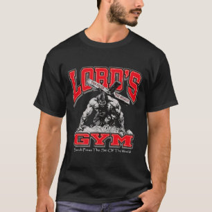 Camiseta Lords Gym Bench Pressiona O Pinto Do Mundo