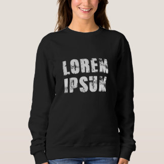 Camiseta Lorem Ipsum, Design de Arte engraçada para Designe