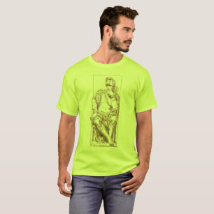Camiseta Lorenzo de Medici Tomb, Michelangelo, meu desenho