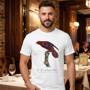 Camiseta Lório-de-cauda-vermelha, Trichoglossus borneus