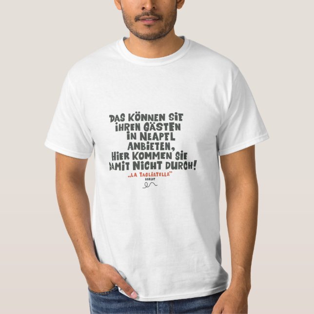 Camiseta Loriot - Die Nudel -T-Shirt (Frente)