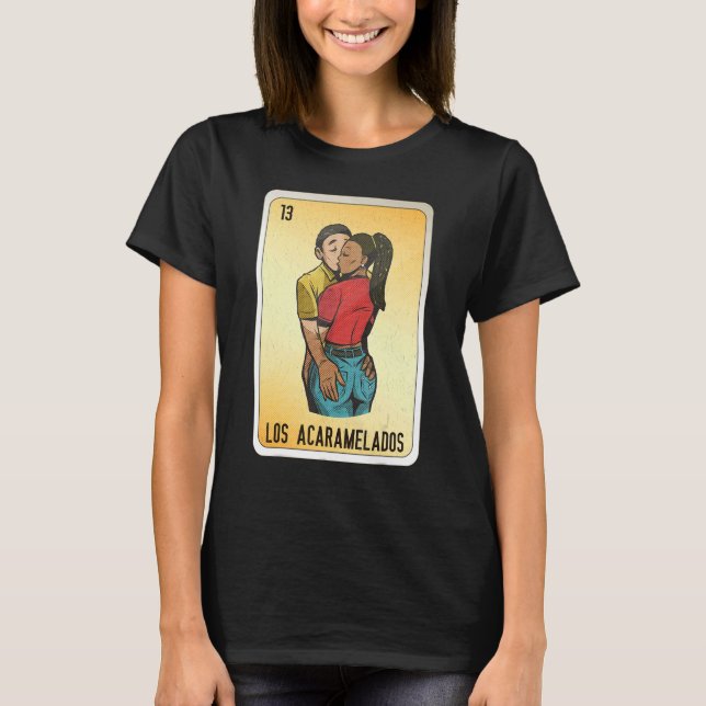 Camiseta Los Acaramelados Mexican Slang Lottery Bingo Cards (Frente)
