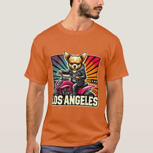 CAMISETA LOS ANGELES-ATV RIDER (Frente)