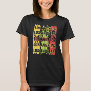 Camiseta Los Angeles Ca 80 Retro Vintage Los Angeles