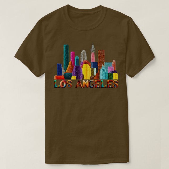 Camiseta Los Angeles Califórnia 7 (Frente do Design)