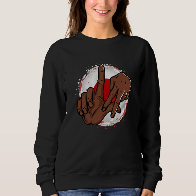 Camiseta Los Angeles California Chicano Japan Flag LA Hand  (Frente)