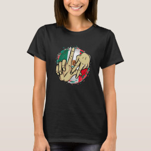 Camiseta Los Angeles California Chicano Mexico Flag LA Hand