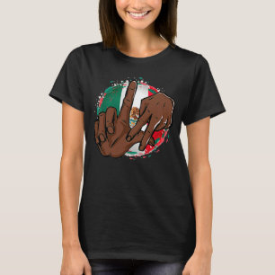Camiseta Los Angeles California Chicano Mexico Flag LA Hand