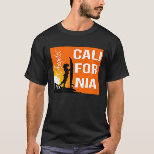 CAMISETA LOS ANGELES CALIFÓRNIA GIRL SUFBOARD BEACH