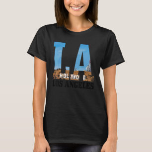 Camiseta Los Angeles California La Vintage Pride