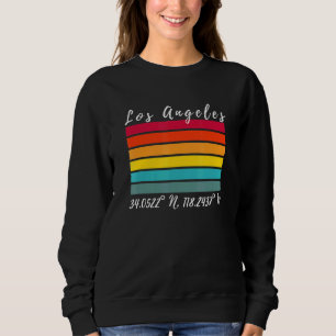 Camiseta Los Angeles California Latitude Longitude La Souve