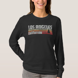 Camiseta Los Angeles California Retro Style Vintage 70s 80s