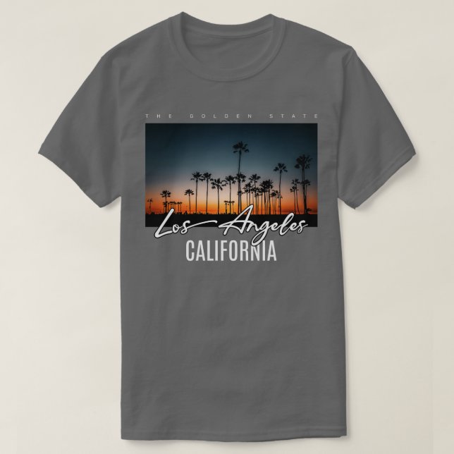 Camiseta Los Angeles California TShirt (Frente do Design)