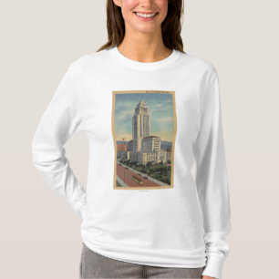 Camiseta Los Angeles, CAView da câmara municipal e do