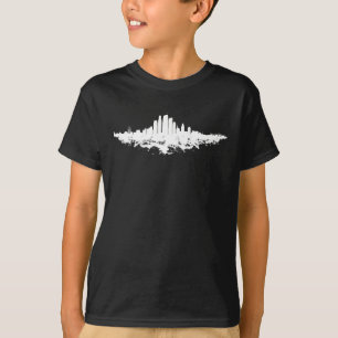 Camiseta Los Angeles City Skyline Watercolor