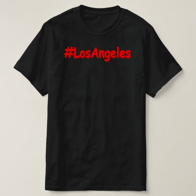 Camiseta "#Los Angeles" Design. Comprar Agora (Frente do Design)