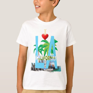 Camiseta los angeles l a california cidade eua américa