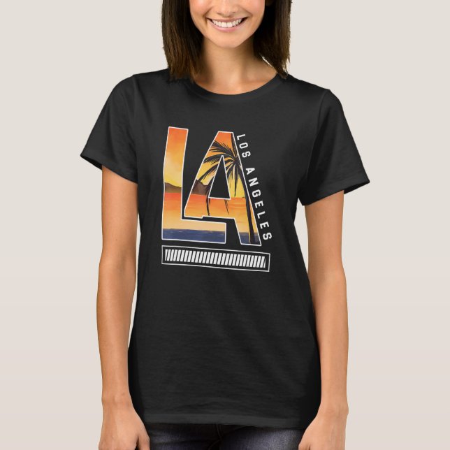 Camiseta Los Angeles LA California  2 (Frente)