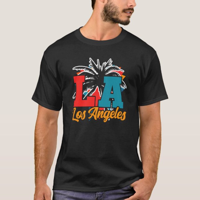 Camiseta Los Angeles LA California  2 (Frente)