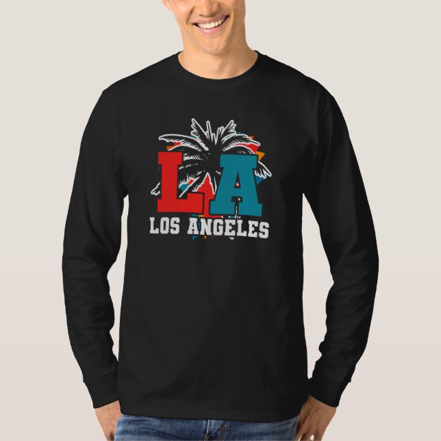 Camiseta Los Angeles LA California  3 (Frente)
