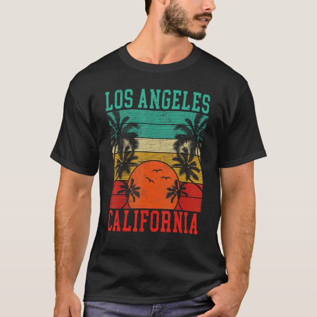 Camiseta Los Angeles La California Men Clothing (Frente)