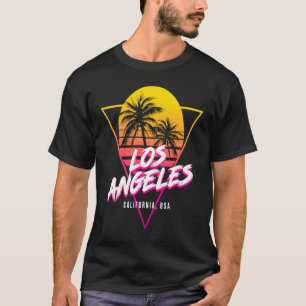 Camiseta Los Angeles LA California Palm Trees USA Surfing R