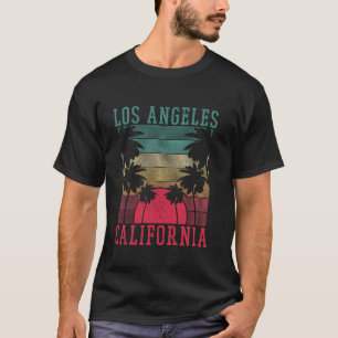 Camiseta Los Angeles Vintage California EUA América Souveni