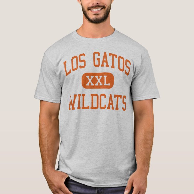 Camiseta Los Gatos - Wildcats - alto - Los Gatos Califórnia (Frente)