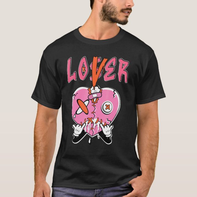 Camiseta Loser  Heart Dripping GS Pinksicle 5s Matching (Frente)