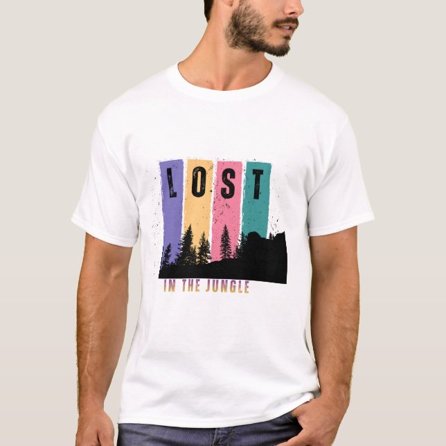 Camiseta lost in the jungle  (Frente)