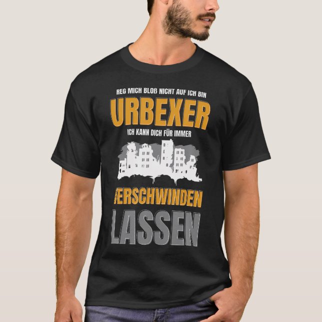 Camiseta Lost Place Urbexer Shirt Exploration Abandoned Bui (Frente)
