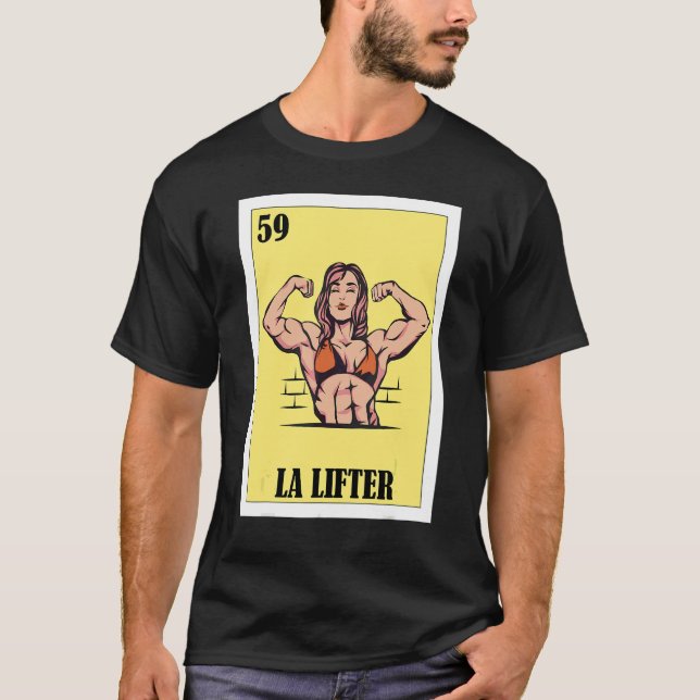 Camiseta Loteria de Malhação espanhola Bingo La Lifter mexi (Frente)