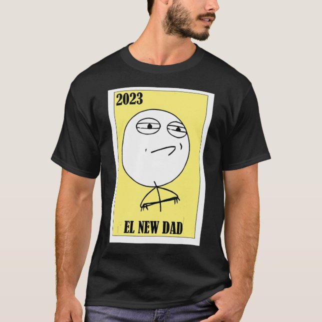 Camiseta Loteria Meme Mexicana Loteria 2023 El Novo papai 1 (Frente)