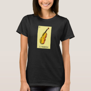 Camiseta Loteria mexicana El Violoncello O Jogo Violino de