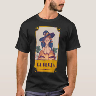 Camiseta Loteria Mexicana La Bruja Espanhol Bruxa Hal