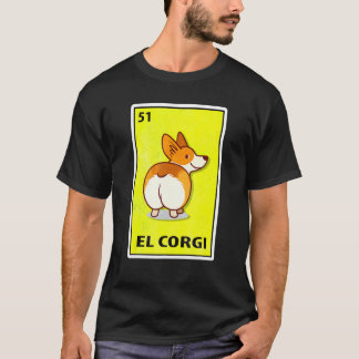 Camiseta Loteria Mexicana Paródia do Corgi