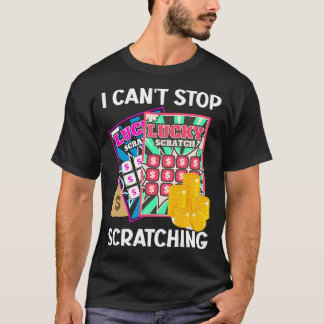 Camiseta Loteria Não Consigo Parar De Arranhar A Lotter