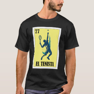 Camiseta Loteria Tênis Espanhola Bingo El Tenista Mexicano