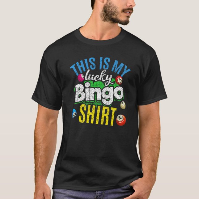 Camiseta Lotto Este É O Meu Bingo De Chamada De Bingo (Frente)